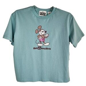 Disney Parks Mickey Mouse Mousewear Tee Adult 1X Cropped